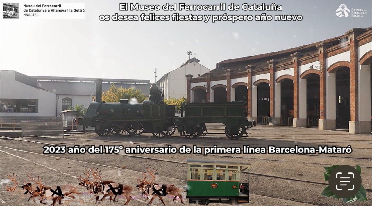 La Navidad 2022-2023 en el Museo del Ferrocarril de Cataluña 